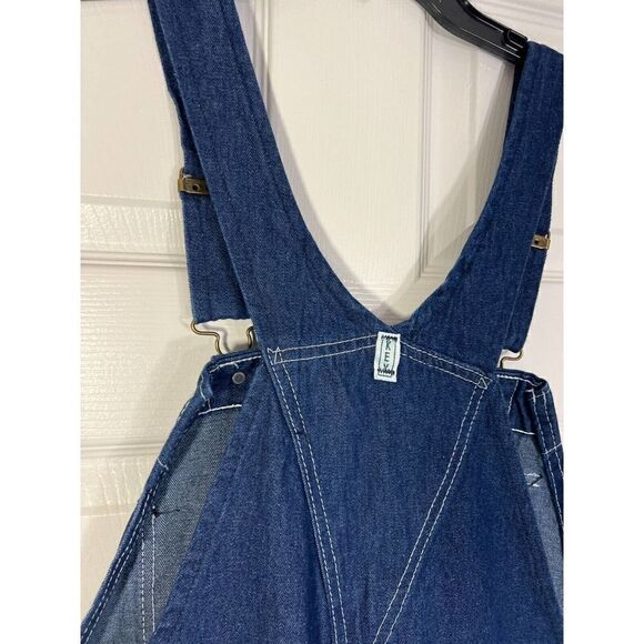 Mens Vintage Key Imperial Aristocrat of Overalls Dark Wash Made in USA 38x30 - Picture 8 of 9